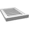 Ekena Millwork Vertical Surface Mount PVC Gable Vent: Functional, w/ 2"W x 2"P Brickmould Sill Frame, 14"W x 20"H GVPVE14X2003SF - alternate 4